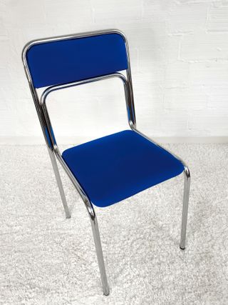 SEDIE BAUHAUS BLU INDACO. ITALIA anni '70