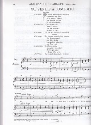 30 Arias Antiguas Vol. 2 Canto y Piano Ricordi