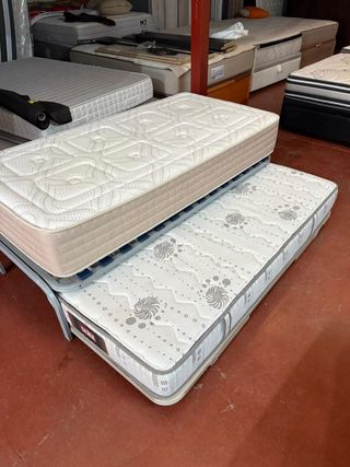 Cama nido Kanguro + 2 colchones Visco 90x180