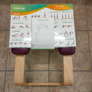 Banco Yoga para Invertidas Morado Granate
