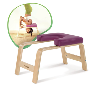 Banco Yoga para Invertidas Morado Granate