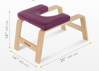 Banco Yoga para Invertidas Morado Granate