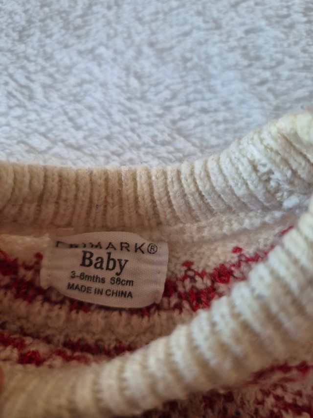 Set Natale Neonato: Tutina, Maglioncino e scarpine