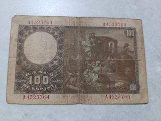 Billete 100 Pesetas 1948 Bayeu