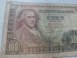 Billete 100 Pesetas 1948 Bayeu