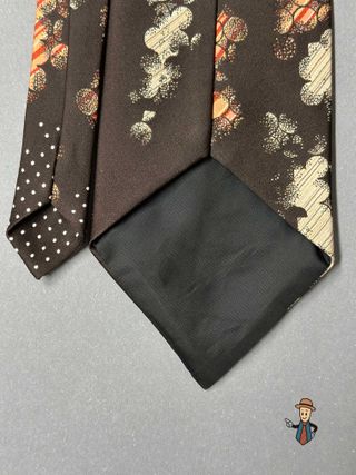 Corbata Luxira Marrón y Naranja
