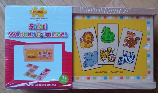 Dominó de Madera Safari Bigjigs Toys