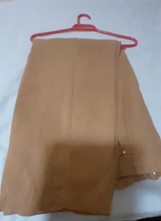 Pantalón Mássimo Dutti Marrón mujer 