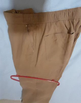 Pantalón Mássimo Dutti Marrón mujer 