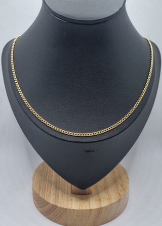 Cadena Bilbao de oro de 18k, 3.34 g, 51 cm.