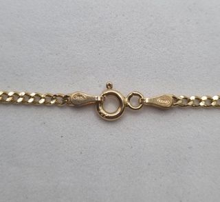 Cadena Bilbao de oro de 18k, 3.34 g, 51 cm.
