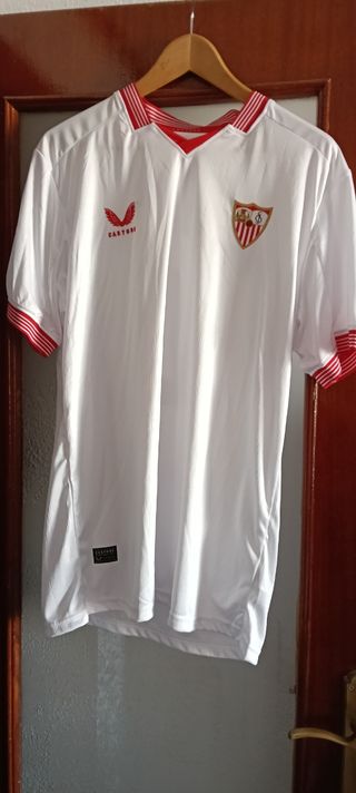 Camiseta Sevilla FC Castore Blanca temporada 23/24