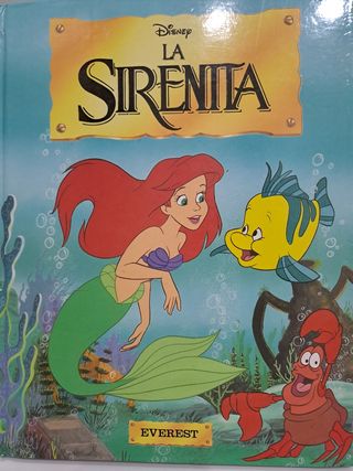 Libro infantil La Sirenita de Disney