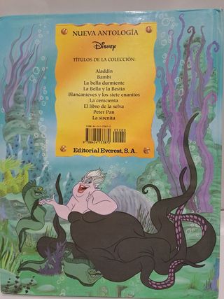 Libro infantil La Sirenita de Disney
