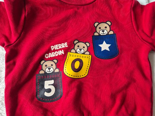 Completino felpato Pierre Cardin neonato