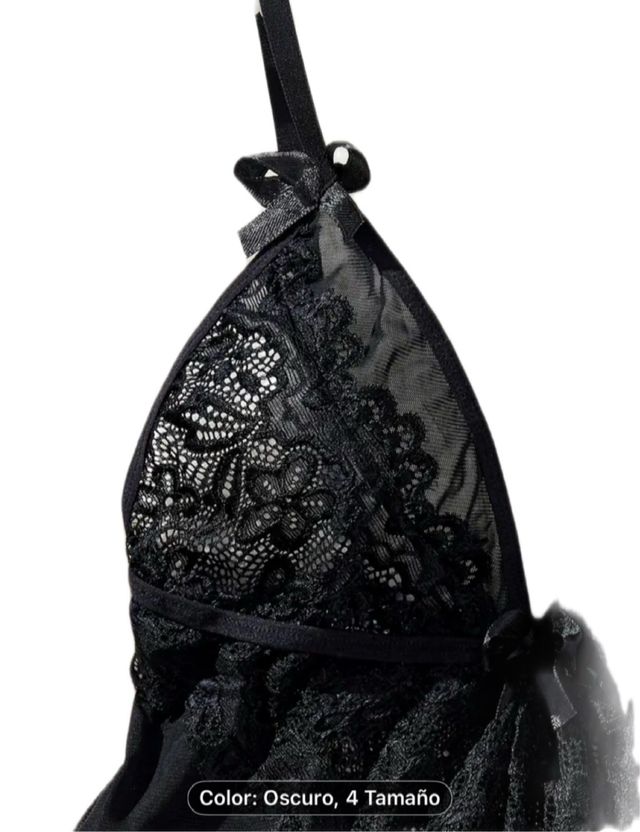 Lencería sexy negra