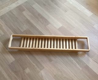 Estantería para bañera de bambú