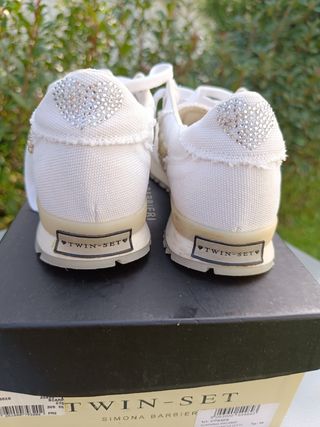 Scarpe da ginnastica Twin-Set donna bianche