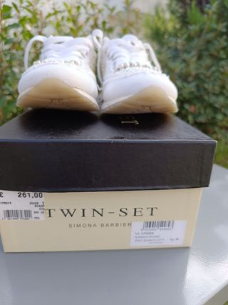 Scarpe da ginnastica Twin-Set donna bianche