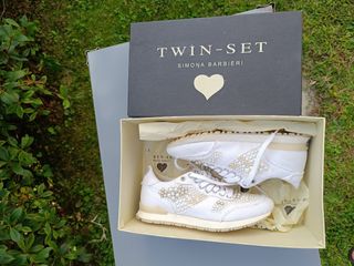 Scarpe da ginnastica Twin-Set donna bianche