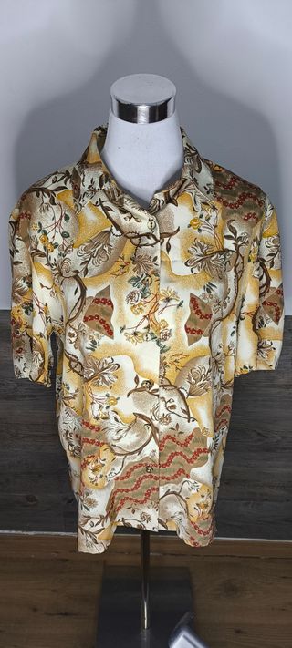 Camisa Vintage Mostaza T.M-L