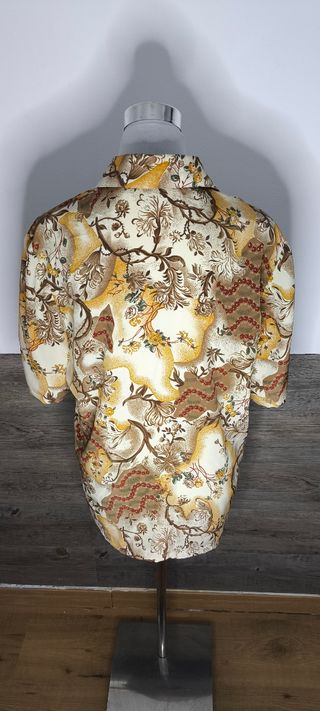 Camisa Vintage Mostaza T.M-L