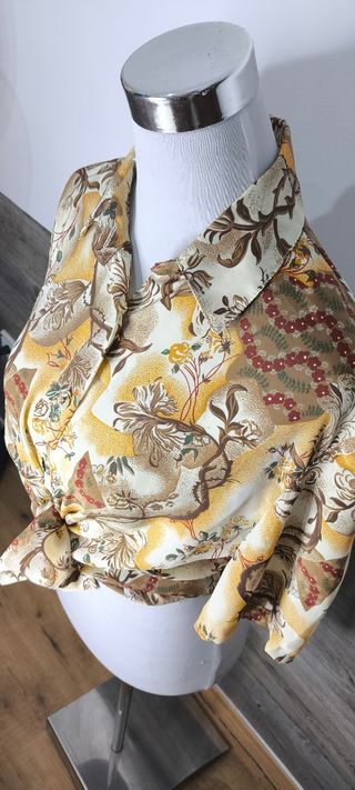 Camisa Vintage Mostaza T.M-L