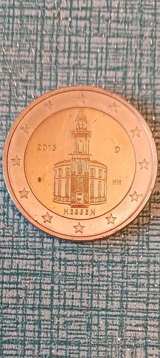 2 € commemorativo Germania 2015 Hessen (G) UNC