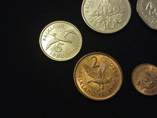  Islas Malvinas/ Falklands 1980 6 monedas 