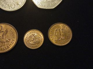  Islas Malvinas/ Falklands 1980 6 monedas 