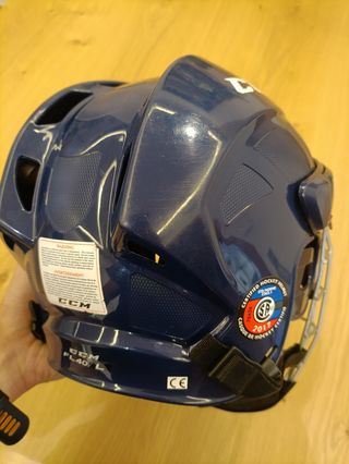 Casco Hockey CCM Talla L Azul