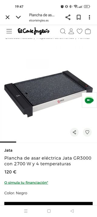 Plancha Jata GR3000