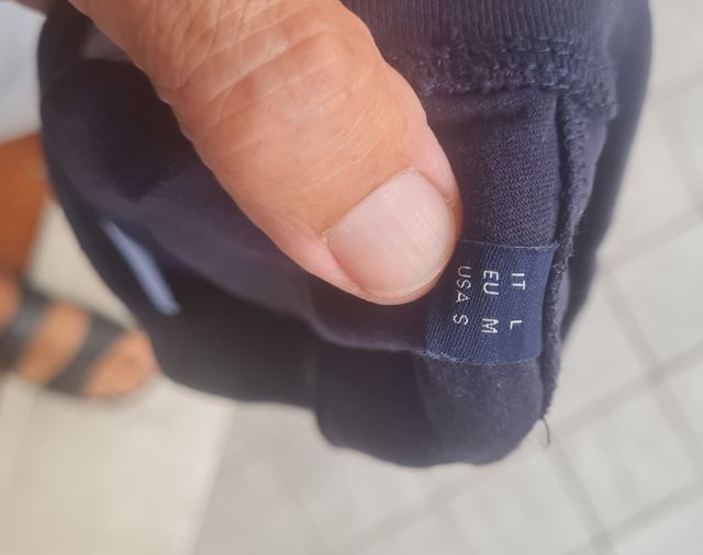 T-Shirt Calvin Klein taglia L Blu