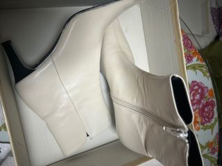 Botines Beige T-38 Mujer