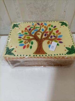 Caja decorada árbol de la vida