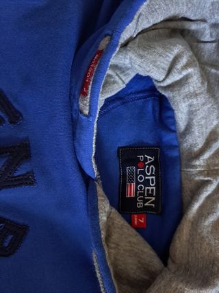 Felpa con cappuccio Aspen Polo Club blu