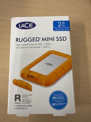 LaCie Rugged Mini SSD 2TB USB-C