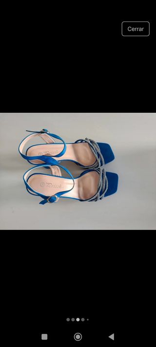Tacones Prisska Azules Talla 38
