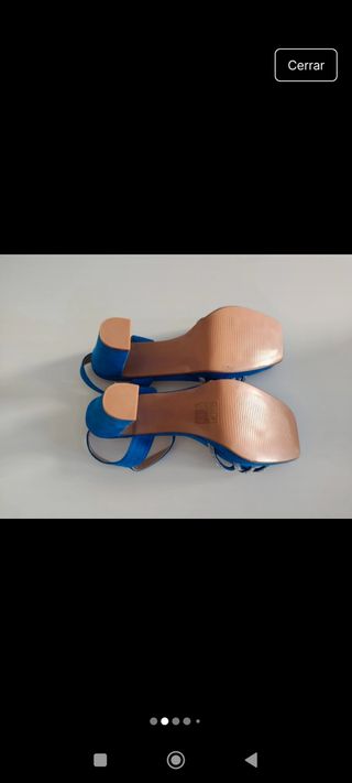 Tacones Prisska Azules Talla 38