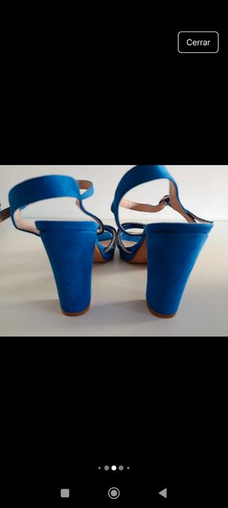 Tacones Prisska Azules Talla 38