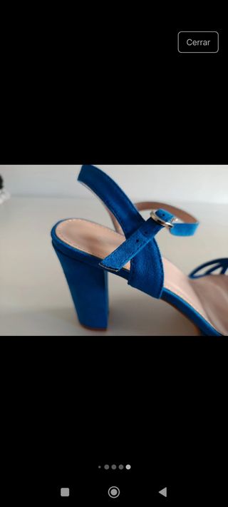 Tacones Prisska Azules Talla 38