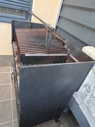 Barbacoa de hierro.