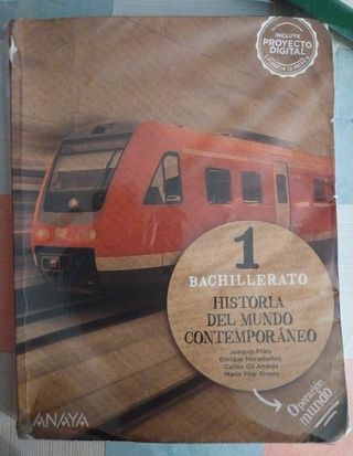 Libro Historia del Mundo Contemporáneo 1 bachiller