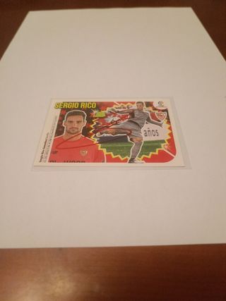 Cromo Sergio Rico Firmado Sevilla 18/19