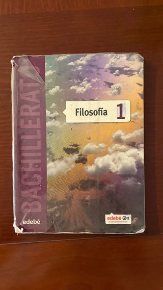 libro 1 bachillerato edebe filosofía 