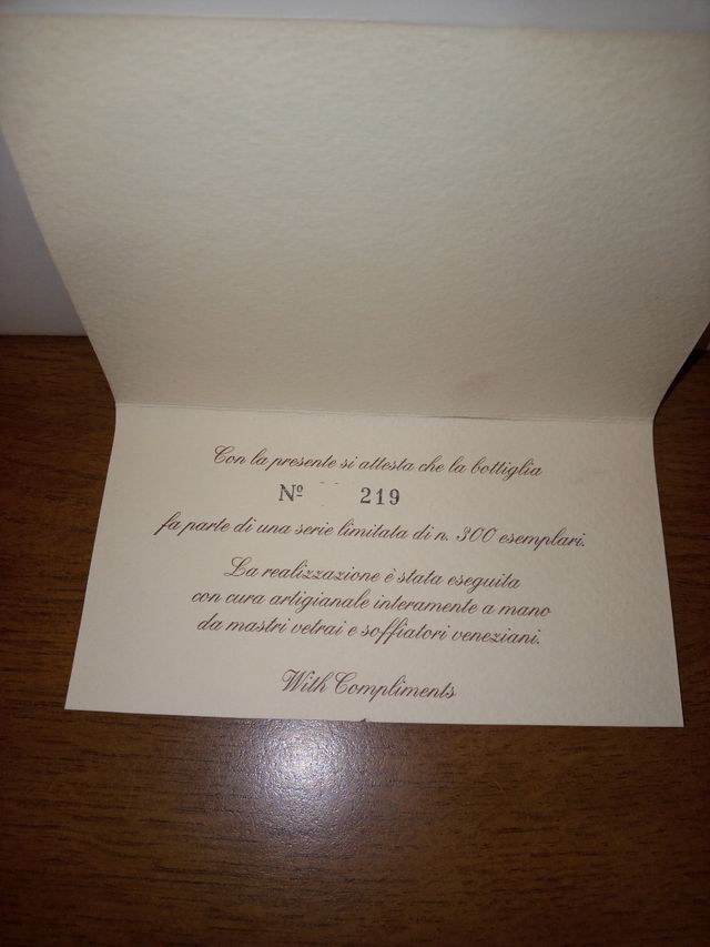 Vaso in vetro soffiato Renata Gandini