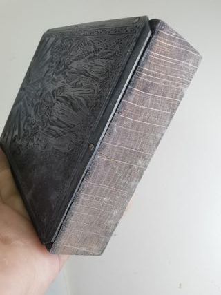 Plancha Cliche Grabado Imprenta Antigua