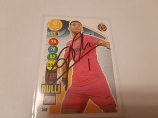 Cromo Rulli Villarreal 20/21 Firmado