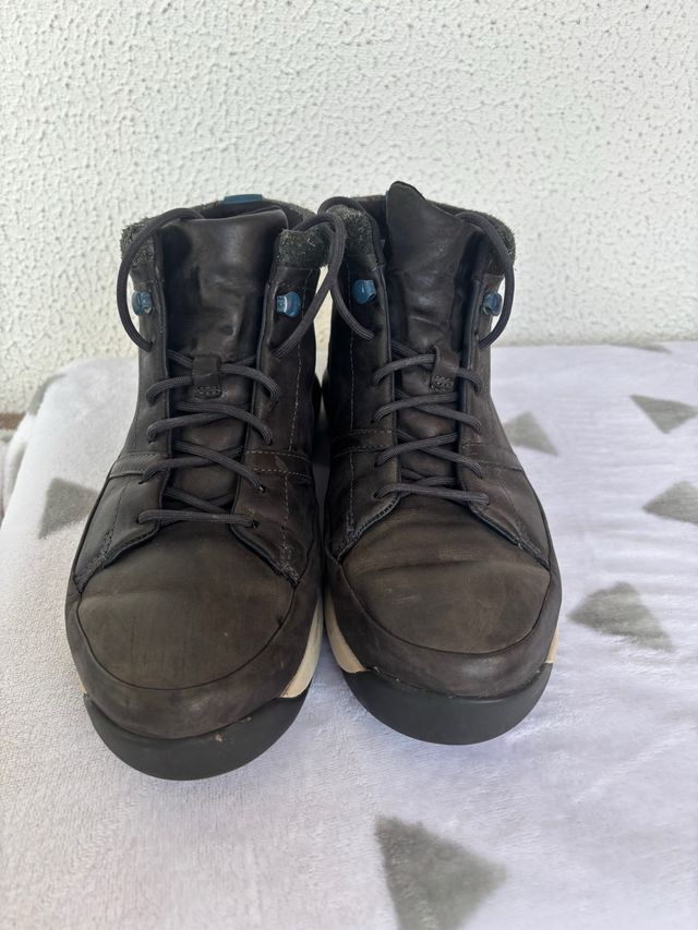 Botines Clarks Cuero Azul Gore tex Talla 41.5 