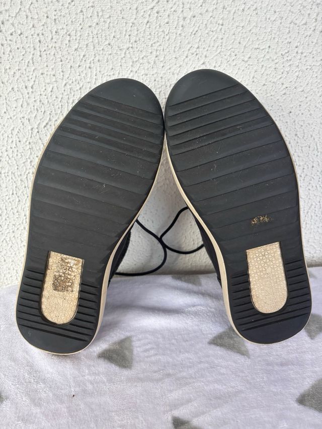 Botines Clarks Cuero Azul Gore tex Talla 41.5 